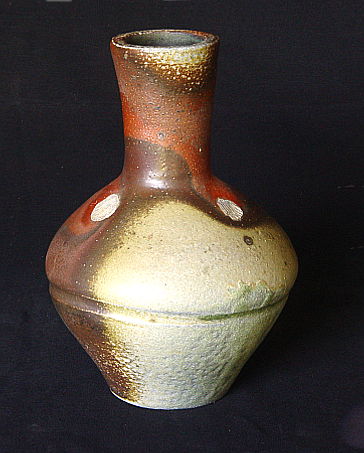 Image of anagama fired bottle
